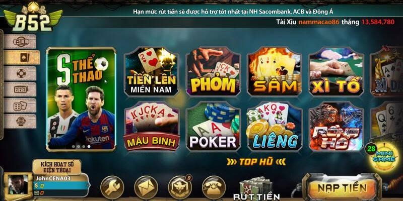 Đăng ký B52CLUB trải nghiệm nhiều game hấp dẫn